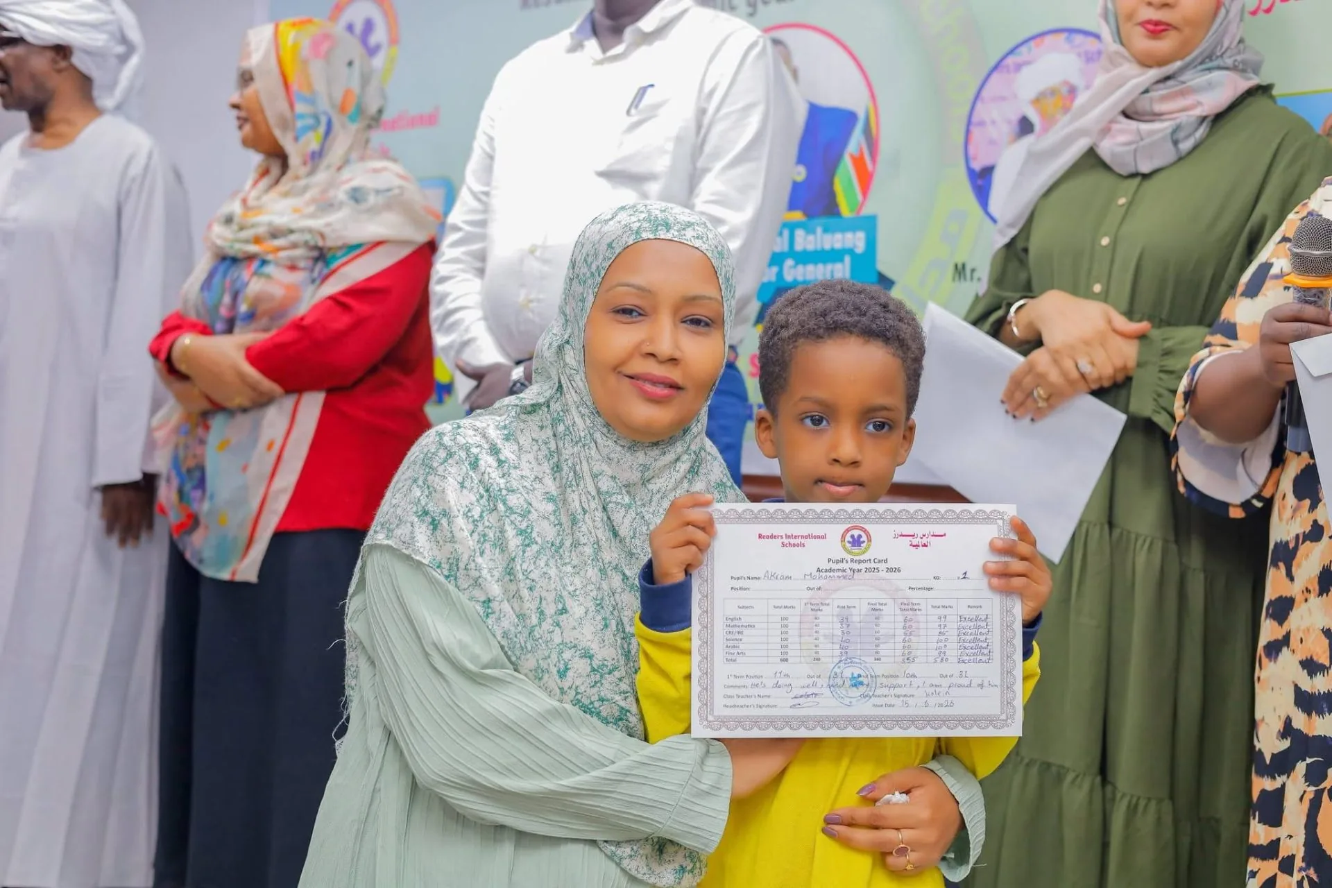 Proud parents, proud results